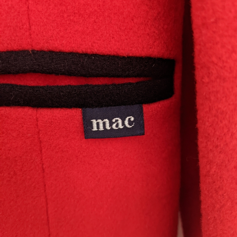 Mackintosh Red Wool Jacket Plaid Lining - Picture 2 of 11